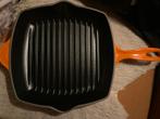 Le Creuset grillpan, skillet 26 cm nieuw, Huis en Inrichting, Keuken | Potten en Pannen, Gietijzer, Overige typen, Nieuw, Ophalen of Verzenden