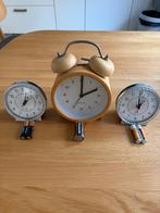 2 TFA Dostmann en1 Karlsson wekker, Ophalen of Verzenden, Zo goed als nieuw, Analoog, Wekker of Tafelklok