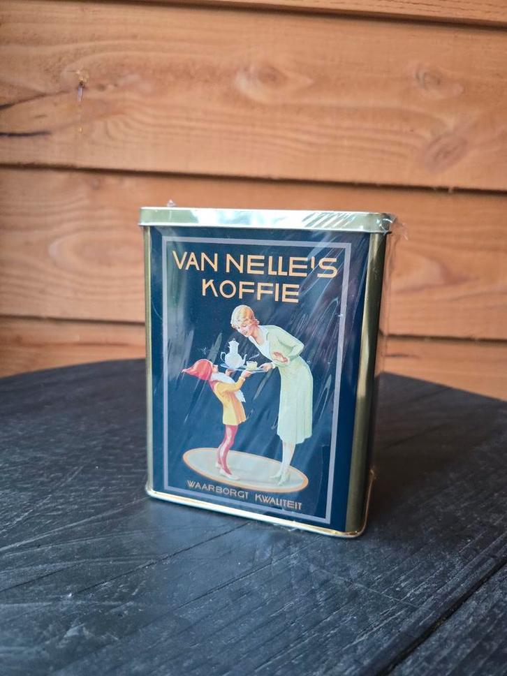 Vintage Van Nelle Koffie Blik, Verzamelen, Blikken, Zo goed als nieuw, Koffie, Van Nelle, Ophalen of Verzenden