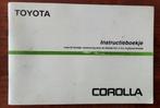 Instructieboekje Toyota corolla 1987, Ophalen