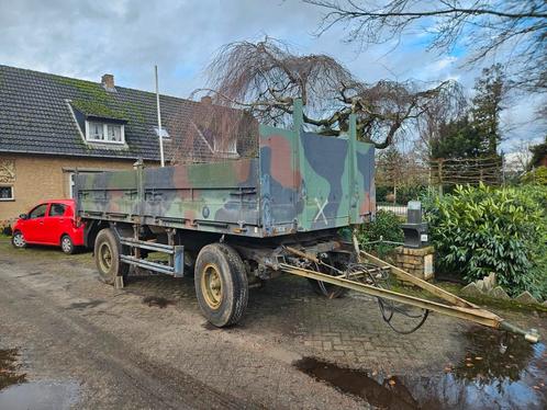 2x Platte kar / landbouw wagen, Zakelijke goederen, Agrarisch | Werktuigen, Ophalen of Verzenden
