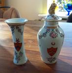 Antiek dekselpotje en vaasje, Antiek en Kunst, Ophalen of Verzenden