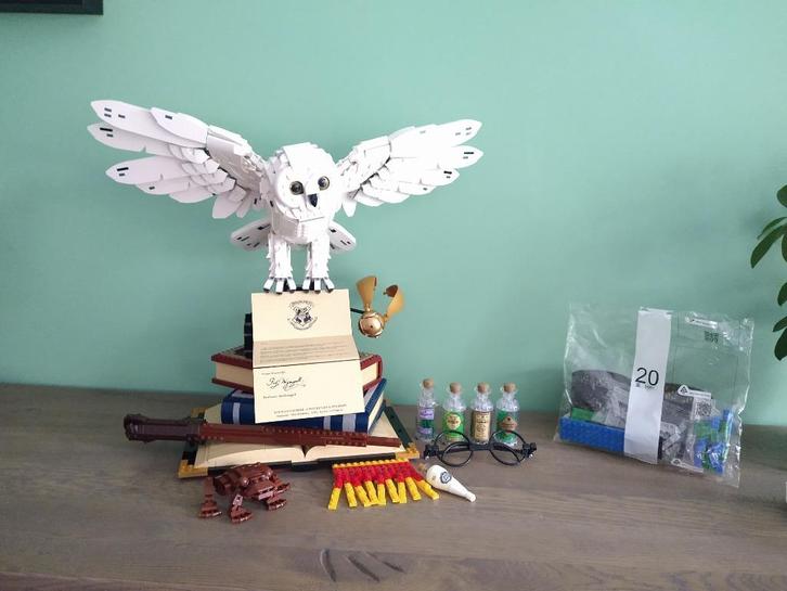 Lego Harry Potter 76391 Hedwig Zweinstein Iconen, Kinderen en Baby's, Speelgoed | Duplo en Lego, Zo goed als nieuw, Lego, Complete set