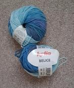 2 nieuwe bollen breigaren Katia belice, Ophalen of Verzenden, Zo goed als nieuw, Breien of Haken, Wol of Garen