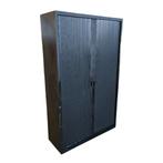 Schaffenburg Roldeurkast Zwart H195xB120xD45 B-keus, Kunststof, Gebruikt, 100 tot 150 cm, Ophalen of Verzenden