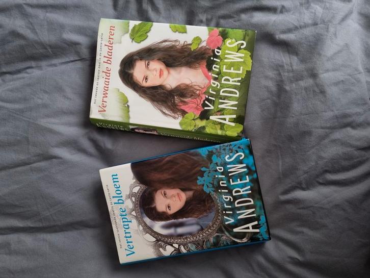 Virginia Andrews vertrapte bloem en verwaaide bladeren, Boeken, Romans, Zo goed als nieuw, Ophalen