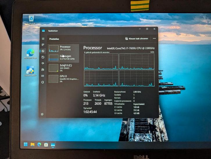 Laptop Dell Latitude 5580 - i7, 16GB RAM, 480GB SSD, Computers en Software, Windows Laptops, Refurbished, 15 inch, SSD, 3 tot 4 Ghz