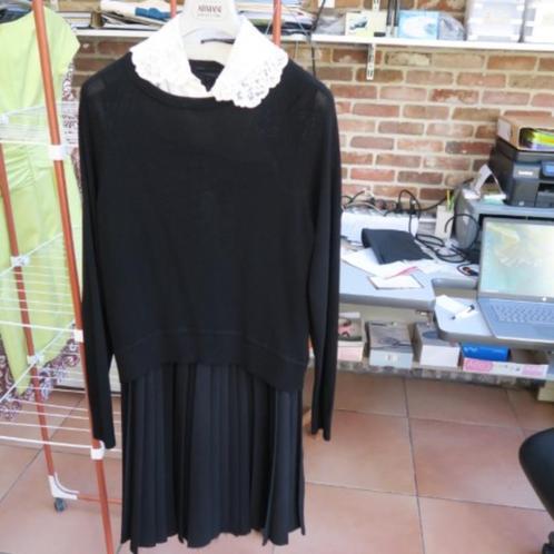 Plissérok zwart+bovenstuk+kantkraag+pulleke Scervino mt 40, Kleding | Dames, Jasjes, Kostuums en Pakken, Zo goed als nieuw, Kostuum of Pak