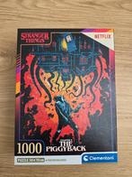 Clementoni - Puzzel - 1000 Stukjes - Stranger Things, Ophalen of Verzenden, 500 t/m 1500 stukjes, Gebruikt, Legpuzzel