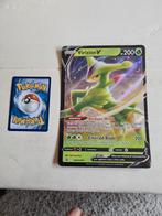 Pokemon Virizion V Jumbo, Ophalen of Verzenden, Zo goed als nieuw, Losse kaart
