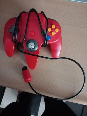 Nintendo 64 controller rood beschikbaar voor biedingen