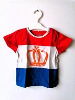 Name It rood wit blauw oranje T-shirt met kroon, maat 80, Kinderen en Baby's, Babykleding | Maat 80, Gebruikt, Jongetje of Meisje