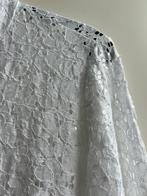 GARCONNE witte kanten blouse met pailletjes mt TU, Kleding | Dames, Blouses en Tunieken, -, Verzenden, Maat 42/44 (L), Nieuw