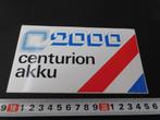 sticker C2000 centurion akku, Ophalen, Zo goed als nieuw