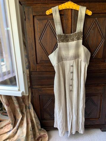 Beige-bruine jurk klederdracht Oostenrijk, edelweiss; 44 beschikbaar voor biedingen