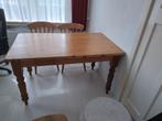 Geloogd grenen eettafel, Huis en Inrichting, Tafels | Eettafels, Ophalen, 100 tot 150 cm, Klassiek, 50 tot 100 cm