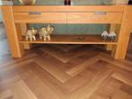 haltafel, Huis en Inrichting, Tafels | Sidetables, Ophalen, Stoer, 100 tot 150 cm, Eikenhout