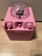 Roze N-Gear Speaker met Disco Bol, Overige merken, Overige typen, Ophalen of Verzenden, Zo goed als nieuw