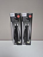 2 stainless steel flessen, Ophalen of Verzenden, Nieuw