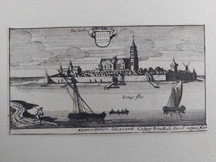 30 / Gravure uit 17-18e eeuw van Heukelom, Antiek en Kunst, Kunst | Etsen en Gravures, Ophalen of Verzenden