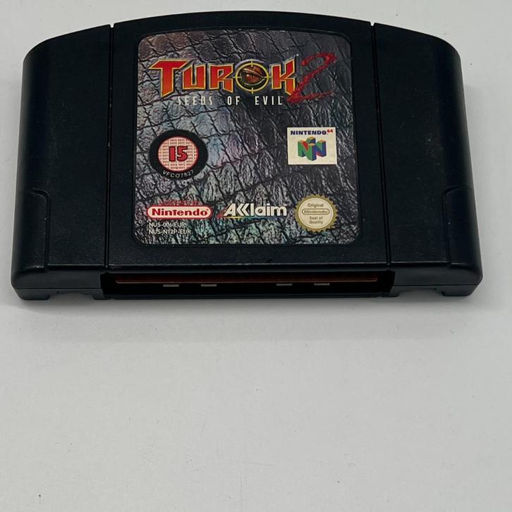 Nintendo 64 Game - Turok 2 Seeds of Evil, Spelcomputers en Games, Games | Nintendo 64, Muziek, 1 speler, Ophalen of Verzenden
