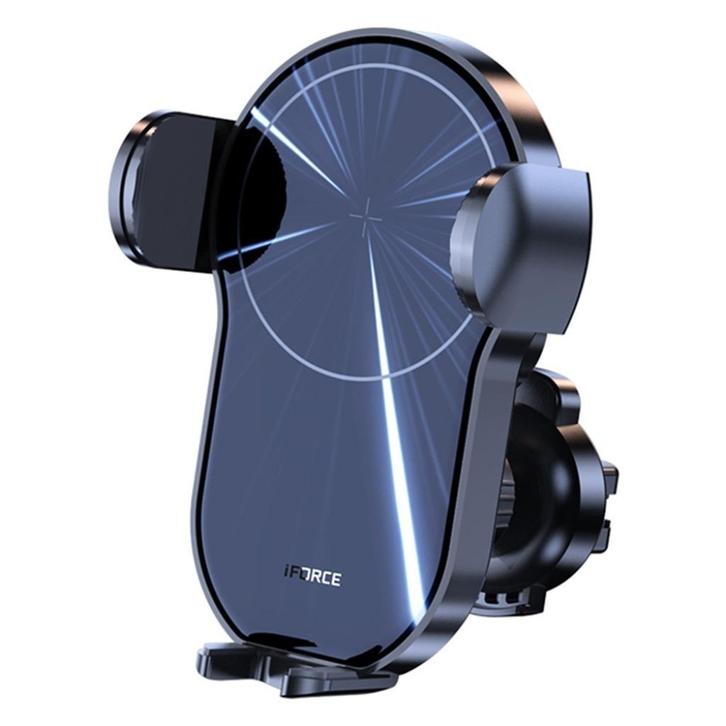 15W Draadloze Oplader & Telefoonhouder – Nieuw in doos!, Telecommunicatie, Autoladers, Nieuw, Draadloos, Ophalen of Verzenden