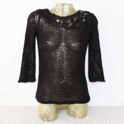Prachtig Vintage Truitje - 98 (S) € 25,-, Kleding | Dames, Truien en Vesten, Zo goed als nieuw, Maat 36 (S), Zwart, Ophalen of Verzenden