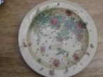 Japans of Chinees bordje met chrysanten, vlinders en vogels, Verzenden