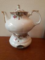 Koffie-/theepot met rechaud (warmhoudlichtje), Antiek en Kunst, Antiek | Servies los, Ophalen