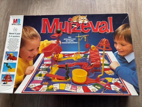 Muizenval vintage MB, Hobby en Vrije tijd, Gezelschapsspellen | Bordspellen, Gebruikt, Een of twee spelers, Drie of vier spelers