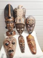 Partij Afrikaanse masker, Antiek en Kunst, Ophalen of Verzenden