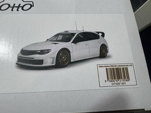 Ottomobile subaru impreza 2008 wit 1:18 otto mobile, Hobby en Vrije tijd, Modelauto's | 1:18, Nieuw, OttOMobile, Ophalen of Verzenden