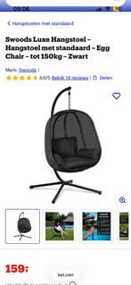 Eistoel/ hangstoel zwart, Ophalen, Zo goed als nieuw