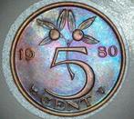 Toned 5 cent 1980 Nederland, Ophalen of Verzenden, Koningin Juliana, 5 cent, Losse munt
