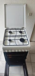 Gasfornuis met Oven, 4 kookzones, Hete lucht, Vrijstaand, 85 tot 90 cm