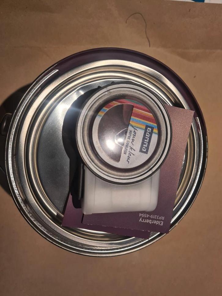 Gamma Muurverf Elderberry, Doe-het-zelf en Verbouw, Verf, Beits en Lak, Zo goed als nieuw, Verf, Minder dan 5 liter, Paars, Ophalen of Verzenden