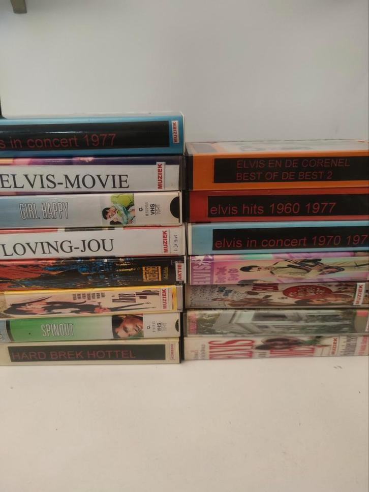 Elvis VHS Banden Collectie, Cd's en Dvd's, VHS | Film, Gebruikt, Overige genres, Alle leeftijden, Ophalen of Verzenden