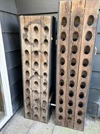 Houten wijnrekken., Huis en Inrichting, Ophalen, Gebruikt, 50 tot 75 cm, 25 flessen of meer