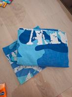 Dekbedovertrek 140x200 Katoen - Blauw Camouflage, Dekbedovertrek, Ophalen of Verzenden, Zo goed als nieuw, Jongetje of Meisje