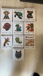 10 houten puzzels voor volwassenen, Ophalen of Verzenden, Minder dan 500 stukjes, Zo goed als nieuw