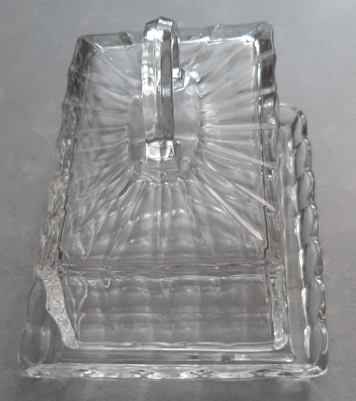 vintage art deco kaasstolp, Antiek en Kunst, Antiek | Glas en Kristal, Ophalen of Verzenden