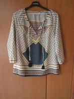 Speelse tuniek-bloes in folklore-stijl BEXLEYS 38 snazzeys, Maat 38/40 (M), Verzenden, Beige, Nieuw