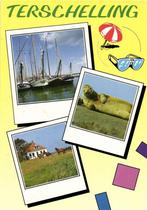 Terschelling - 3 afb o.a. boot paard - 1996 gelopen, Ophalen of Verzenden, 1980 tot heden, Gelopen, Waddeneilanden