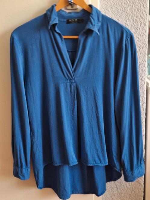 Kobalt-/koningsblauwe damesblouse maat S  (M), Kleding | Dames, Blouses en Tunieken, Zo goed als nieuw, Maat 36 (S), Blauw, Ophalen of Verzenden