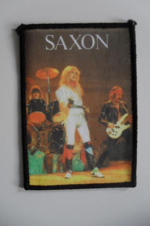 Saxon muziek photo patch patches groep hardrock metal, Verzamelen, Muziek, Artiesten en Beroemdheden, Nieuw, Kleding, Verzenden
