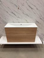 Badmeubel 100cm natuur eiken + wastafel