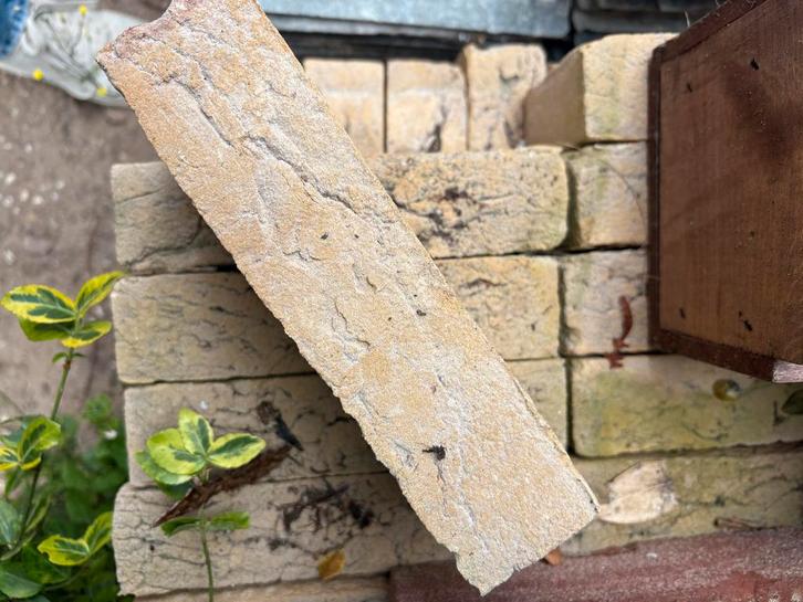 Gele Bakstenen - Nieuw, Doe-het-zelf en Verbouw, Metselstenen, Nieuw, Bakstenen, Ophalen