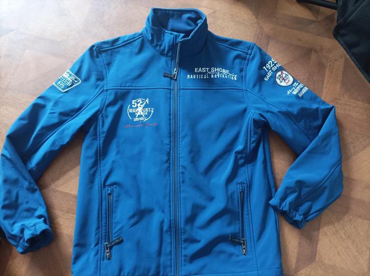 Canda softshell jas blauw maat M/L, Kleding | Heren, Jassen | Zomer, Zo goed als nieuw, Maat 48/50 (M), Blauw, Ophalen of Verzenden