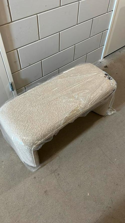Woood Milan Bench bankje, Huis en Inrichting, Banken | Voetenbanken en Poefen, Nieuw, 100 tot 125 cm, Minder dan 50 cm, Rechthoekig
