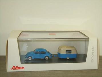 VW Kafer mit Hymer Eriba Puck - Schuco 1:43 beschikbaar voor biedingen